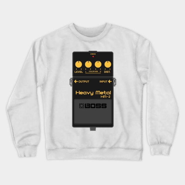 Boss HM-2 Heavy Metal Guitar Effect Pedal Crewneck Sweatshirt by conform